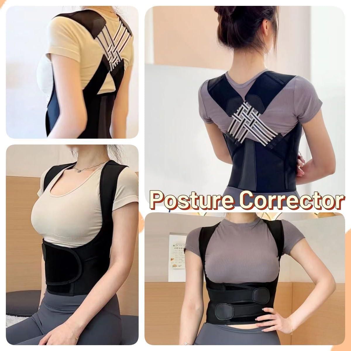 Adjustable Back Posture Corrector / Slouching Relief Pain Belt (For Men & Women)