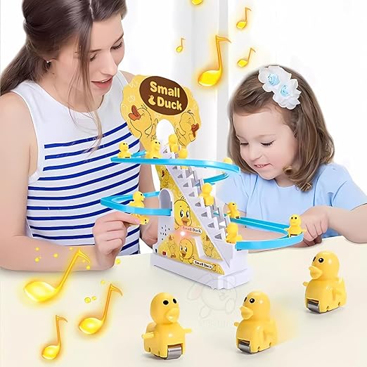 "Mini Explorer Small Duck Slide Track – Fun & Engaging Toy for Kids"