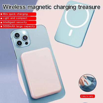 Wireless Magnetic Power Bank for  iPhone 16/15/14/13/12 and keep you charged.