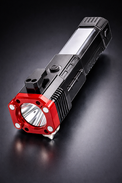 "ThunderStrike 8-in-1 Safety Hammer Flashlight"