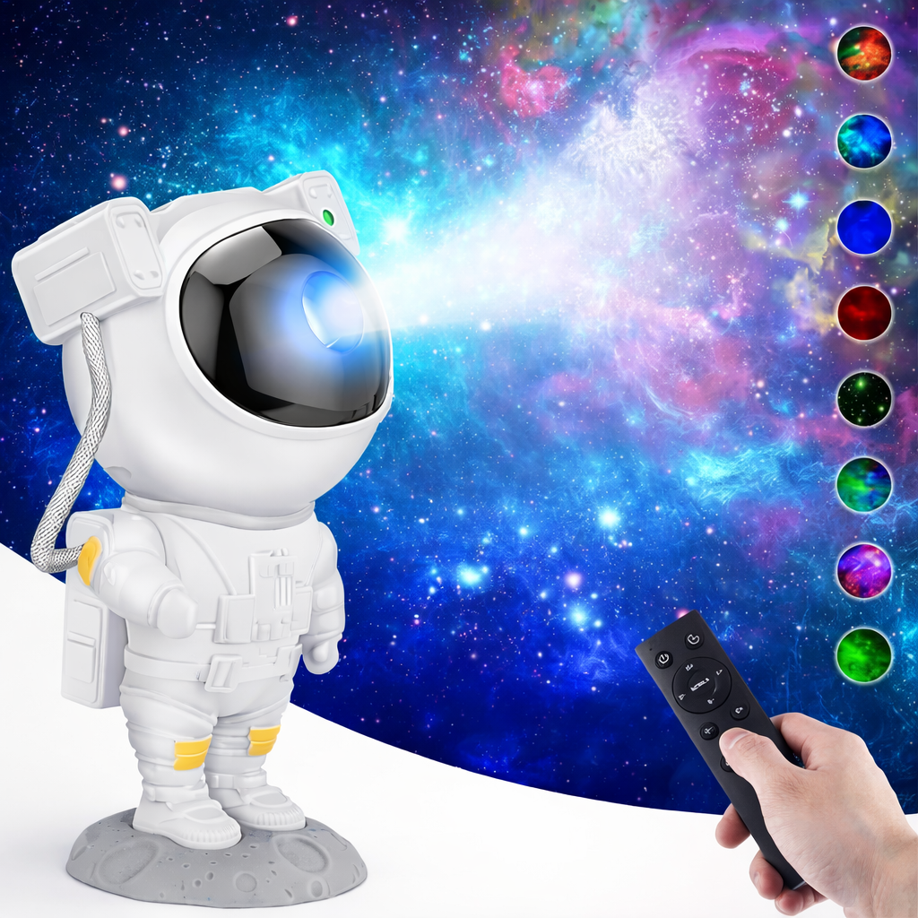 🌌 Astronaut Galaxy Projector – Turn Your Room Into a Starry Universe