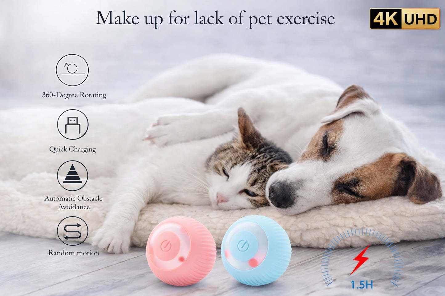 🐾 Smart Interactive Cat Toy Ball – Endless Fun for Your Pet! 🎾