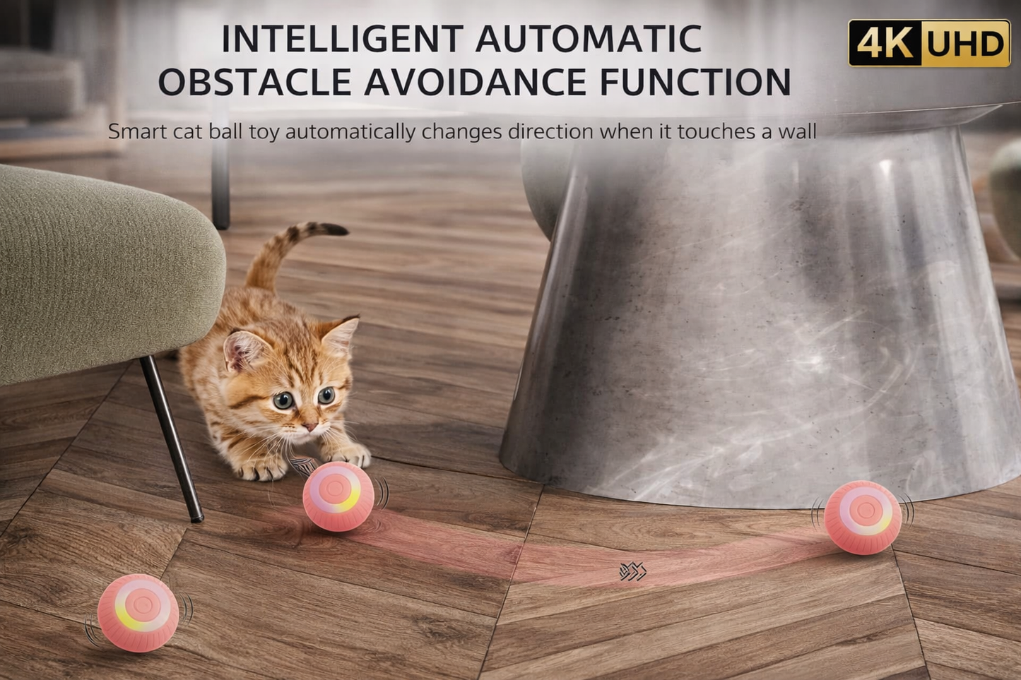 🐾 Smart Interactive Cat Toy Ball – Endless Fun for Your Pet! 🎾