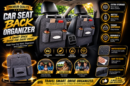 💎🚗 Ultimate Car Organizer – Pack of 2 | More Space, Less Clutter