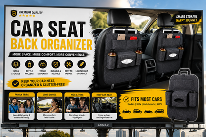 💎🚗 Ultimate Car Organizer – Pack of 2 | More Space, Less Clutter