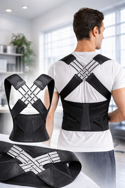Adjustable Back Posture Corrector / Slouching Relief Pain Belt (For Men & Women)
