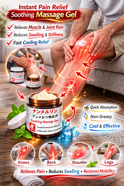 Instant Pain Relief Soothing Massage Gel (Pack of 2)