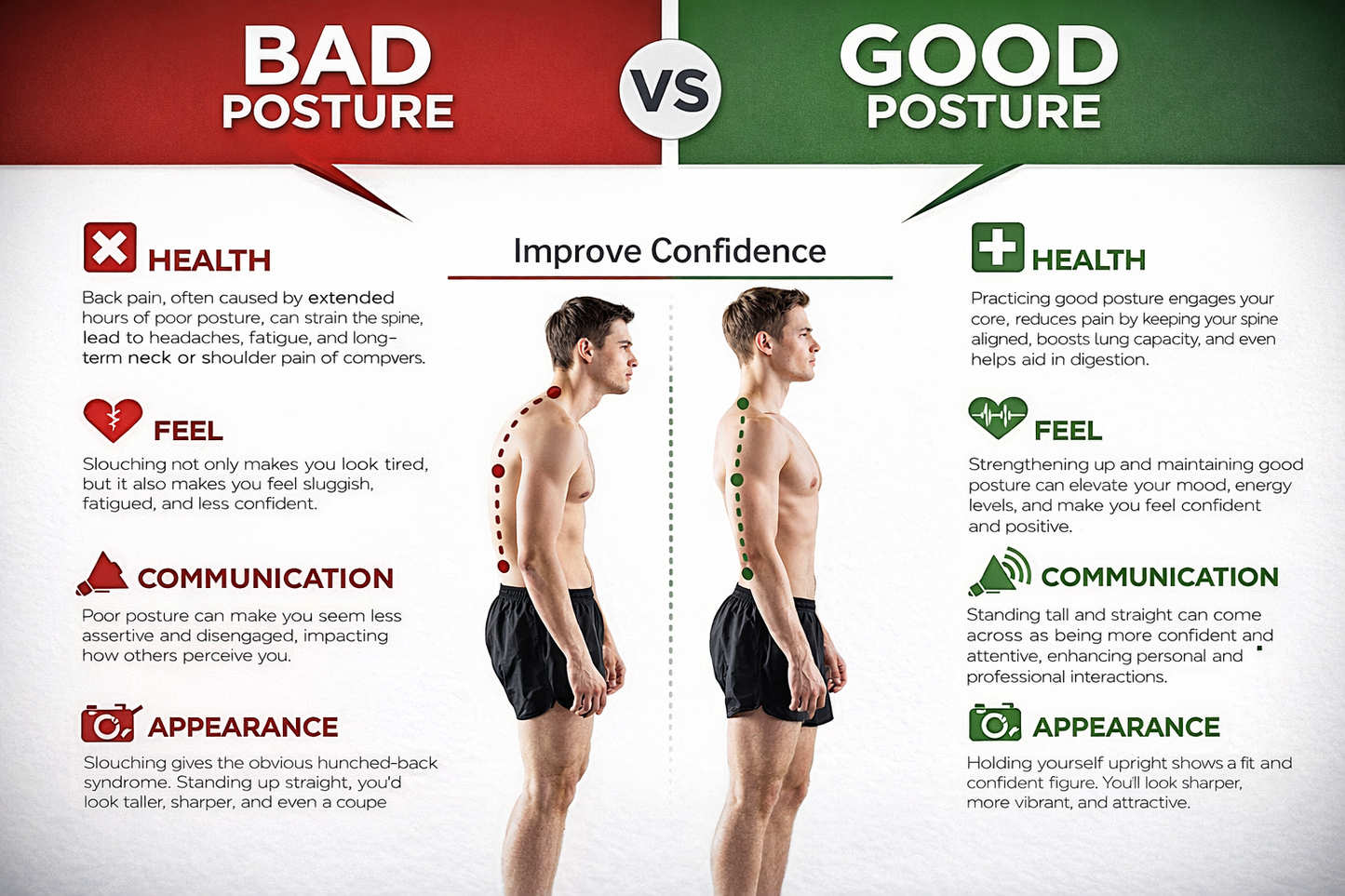 Back Brace Posture Corrector for Men and Women - Adjustable Shoulder Straightener with Waist Support Belt, Invisible Under Clothes, Hunchback & Back Pain Relief