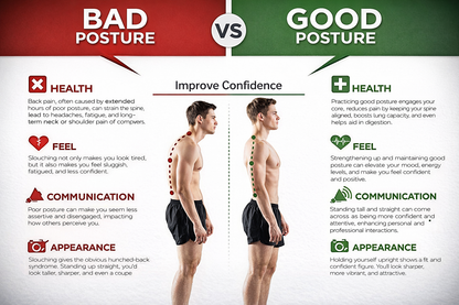 Back Brace Posture Corrector for Men and Women - Adjustable Shoulder Straightener with Waist Support Belt, Invisible Under Clothes, Hunchback & Back Pain Relief
