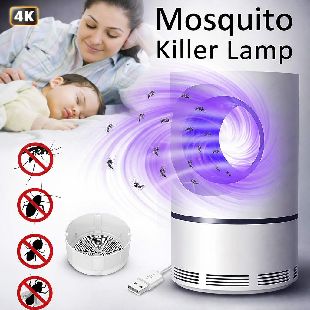 🦟 Mosquito Killer Lamp – Eco-Friendly USB Electric Bug Zapper