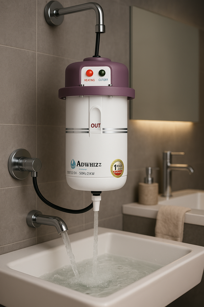 🔥Adwhizz Instant Portable Water Geyser - Hot Water in Seconds🔥