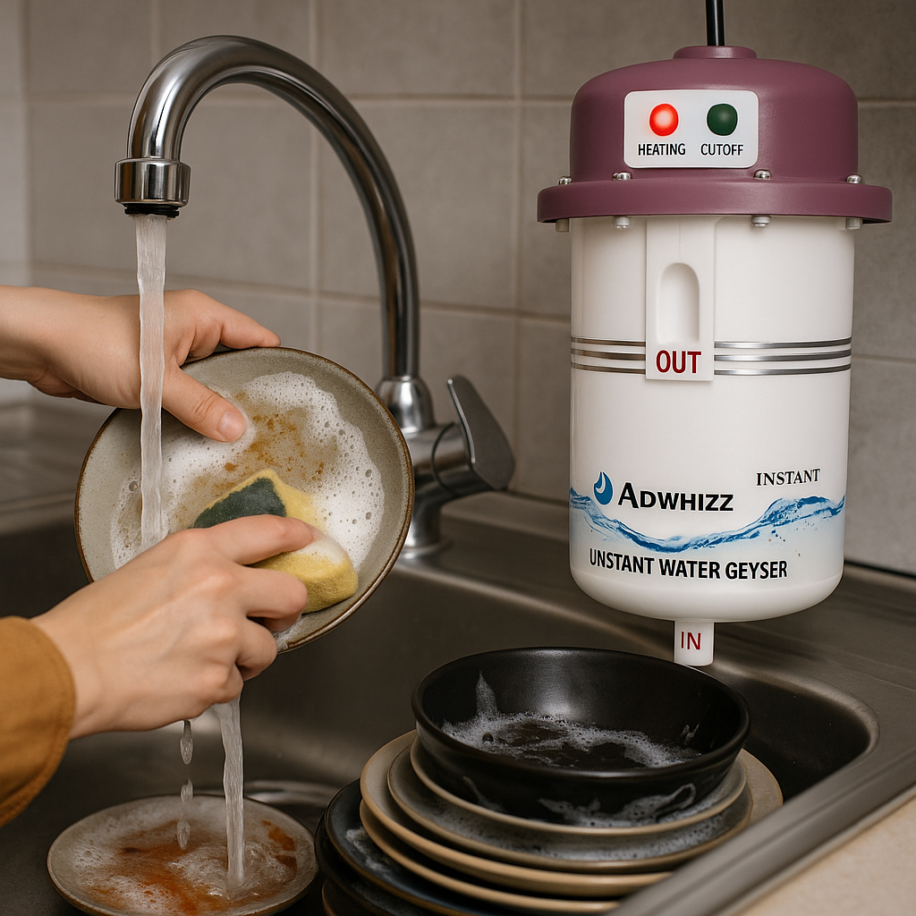 🔥Adwhizz Instant Portable Water Geyser - Hot Water in Seconds🔥