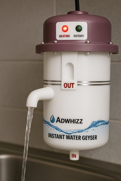 🔥Adwhizz Instant Portable Water Geyser - Hot Water in Seconds🔥