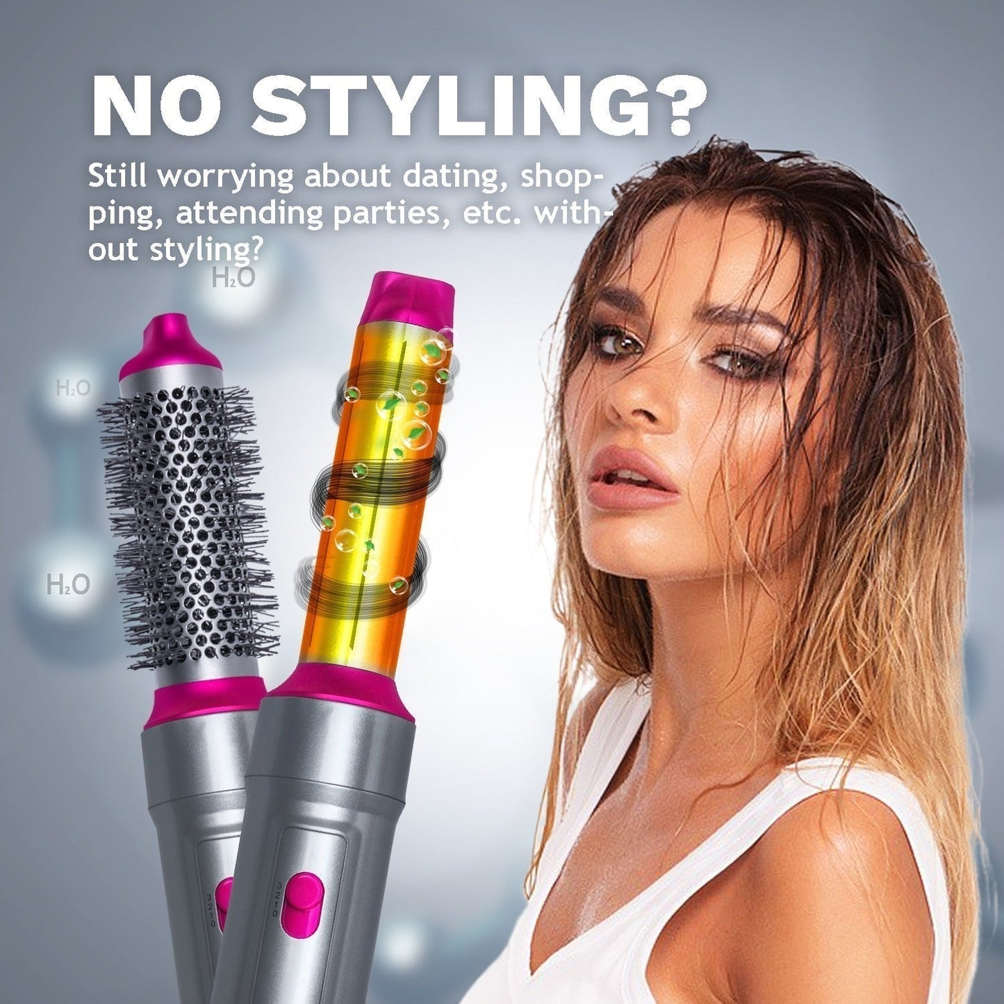 5 in 1 Curly Airstyler - (1 Year Warranty)