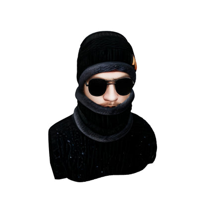 WinterShield™ Ultra-Warm Knitted Beanie + Fleece Neck Warmer Combo | Unisex | Thermal Winter Protection Set