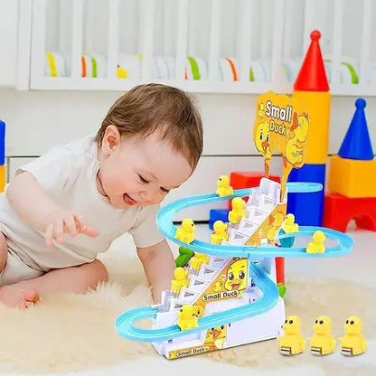 "Mini Explorer Small Duck Slide Track – Fun & Engaging Toy for Kids"